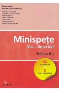 Minispete Vol.1. Drept civil Ed.2 de Rodica Constantinovici