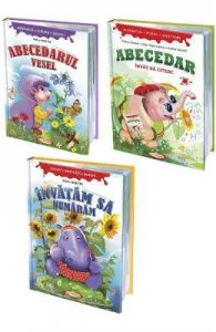 Pachet 3 carti: Invatam sa numaram + Abecedar + Abecedarul vesel de Petru Ghetoi