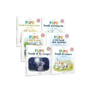 SET Pupo 6 cărți educative de Mirabela Les