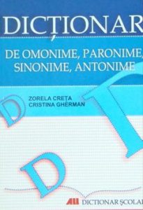 Dictionar de omonime, paronime, sinonime, antonime
