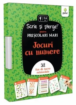 Jocuri cu numere - Scrie si sterge! de Anonim