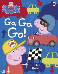 Peppa Pig: Go, Go, Go! : Vehicles Sticker Book de Mark Baker