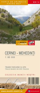 Harta de drumetie - Muntii Cernei - Mehedinti