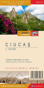 Harta de drumetie- Muntii Ciucas