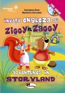 Invata engleza cu Ziggy&Zaggy. Adventures in Storyland, Vol. 2 (contine DVD)