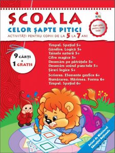 Pachet: Scoala celor sapte pitici, 5-7 ani (9 carti+1 gratis)