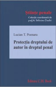 Protectia Dreptului De Autor In Dreptul Penal