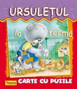 Ursuletul la ferma - carte cu puzzle