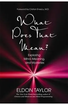 What Does That Mean? Exploring Mind, Meaning, and Mysteries de Eldon Taylor