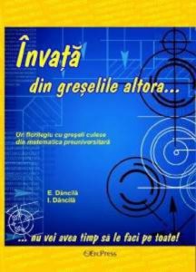 Invata din greselile altora...