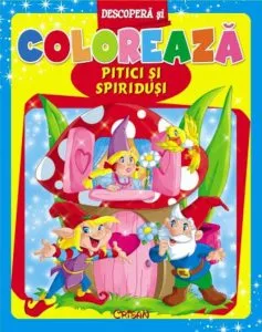 Pitici si spiridusi. Descopera si coloreaza