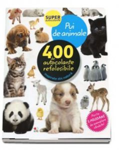 Pui de animale. 400 de autocolante refolosibile