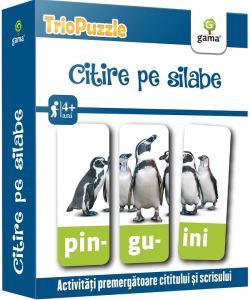 TrioPuzzle: Citire pe silabe 4 ani