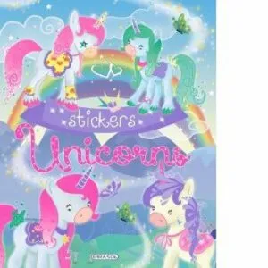 Unicorns stickers (bleu)