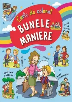 Bunele maniere 1. Carte de colorat (bleu)