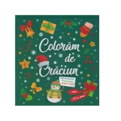 Carte de colorat. Coloram de Craciun