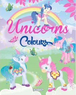 Carte de colorat. Unicorns Colours
