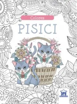 Colorez pisici. Carte de colorat