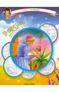 Degetica: carte de colorat + poveste. Carla coloreaza