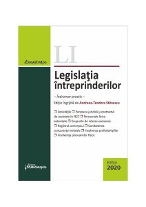 Legislaţia întreprinderilor. Ediția 2020