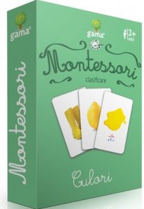 Montessori. Clasificare. Culori