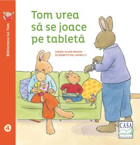 Tom vrea să se joace pe tabletă