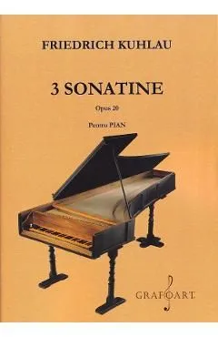 3 sonatine. Opus 20 pentru pian de Friedrich Kuhlau