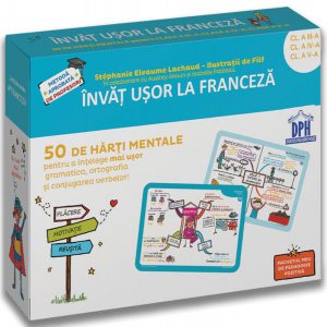 Învăț ușor la franceză. 50 de hărți mentale. Volumul II - Clasele a III-a, a IV-a, a V-a