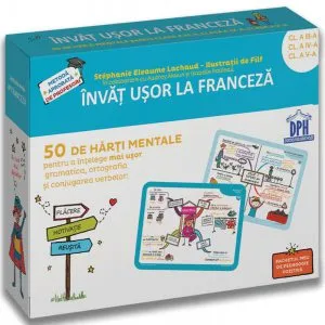 Învăț ușor la franceză. 50 de hărți mentale. Volumul II - Clasele a III-a, a IV-a, a V-a
