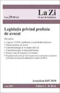 Legislatia privind profesia de avocat Act. 8.07.2019