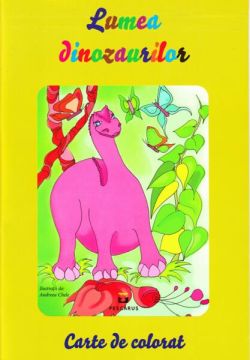Lumea dinozaurilor. Carte de colorat