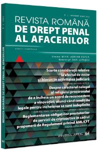Revista romana de drept penal al afacerilor Nr.1 Ianuarie