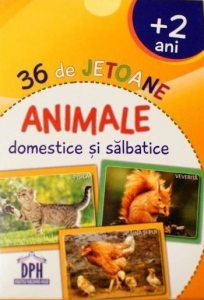 36 de jetoane. Animale domestice si salbatice