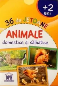 36 de jetoane. Animale domestice si salbatice