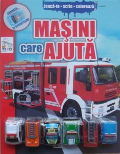 Joaca-te, scrie, coloreaza - Masini care ajuta