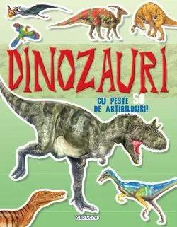 Mai caută și lipește - Dinozauri cu peste 50 de ațibilduri