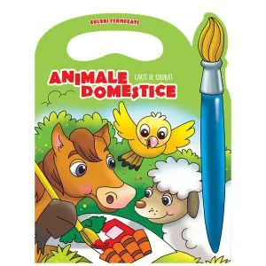 Animale domestice - Carte de colorat