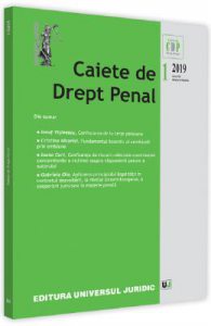 Caiete de drept penal 1/2019