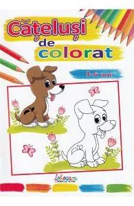 Catelusi de colorat