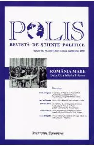 Polis vol.7 nr.2 (24) Serie noua. Martie de mai 2019. Revista de stiinte politice