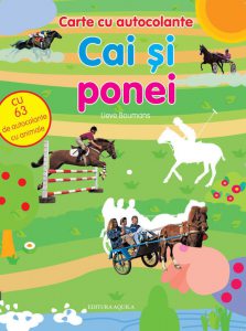 Carte cu autocolante. Cai si ponei