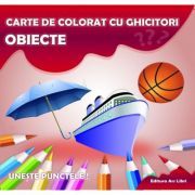 Carte de colorat cu ghicitori. Uneste punctele. Obiecte