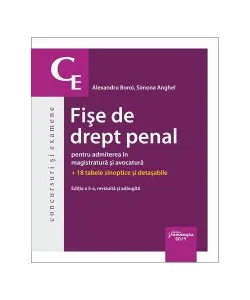 Fișe de drept penal pentru admiterea în magistratură și avocatură de Alexandru Boroi