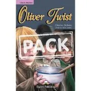 Literatura adaptata pentru copii Oliver Twist Set cu CD de Virginia Evans