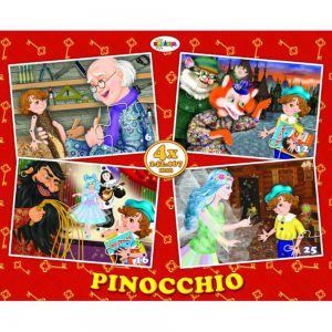 Puzzle - pinocchio (4 imagini - 59 de piese)