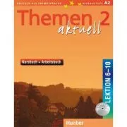 Themen aktuell 2 Kursbuch und Arbeitsbuch mit integrierter Audio-CD Lektion 6–10 de Hartmut Aufderstrasse
