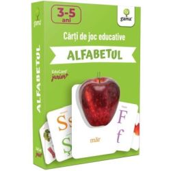 Alfabetul. EduCard Junior plus. Carti de joc educative