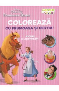 Coloreaza cu Frumoasa si Bestia! Jocuri si activitati