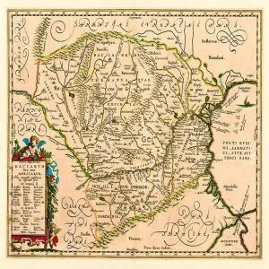 Harta Dacia 1649