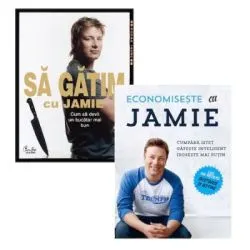 Set 2 carti Sa gatim cu Jamie Oliver de Jamie Oliver